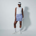 DS Carira Power Blue and White Print Skort 20"