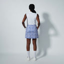 DS Carira Power Blue and White Print Skort 18"