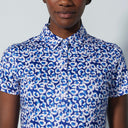 DS Carira Power Blue Print Short Sleeve Shirt