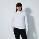 DS Melrose White Long Sleeve Polo Shirt