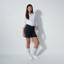 DS Glam Black Beige Shorts