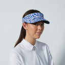 DS Power Blue Leo Print Visor