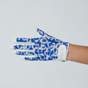 DS Power Blue Leo Print Sun Glove