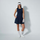 DS Sherlyn Dark Navy Sleeveless Dress