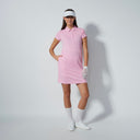 DS Peoria Summer Pink Cap Sleeve Dress