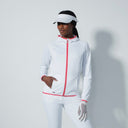 DS Smocked White Waist Jacket