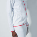 DS Smocked White Waist Jacket