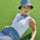 DS Antony Black and White Print Reversible Hat