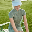 DS Ballina Khaki Green Cap Sleeve Dress