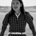 DS Barrie Printed Check Long Sleeve Polo