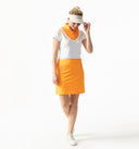 Madge Candied Orange Skort 18"