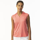 Anzio Coral Sleeveless Polo Shirt