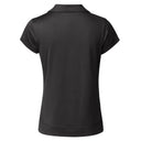 Anzio Black Cap Sleeve Polo Shirt