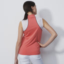 Maja Coral Sleeveless Polo Shirt