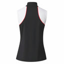 Maja Black Sleeveless Polo Shirt