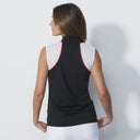 Maja Black Sleeveless Polo Shirt