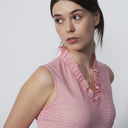 Terni Coral Sleeveless Polo Shirt