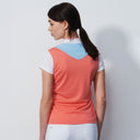 Torcy Coral Cap Sleeve Polo Shirt