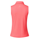 Peoria Coral Sleeveless Polo Shirt