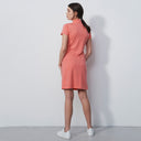 Rimini Coral Cap Sleeve Dress