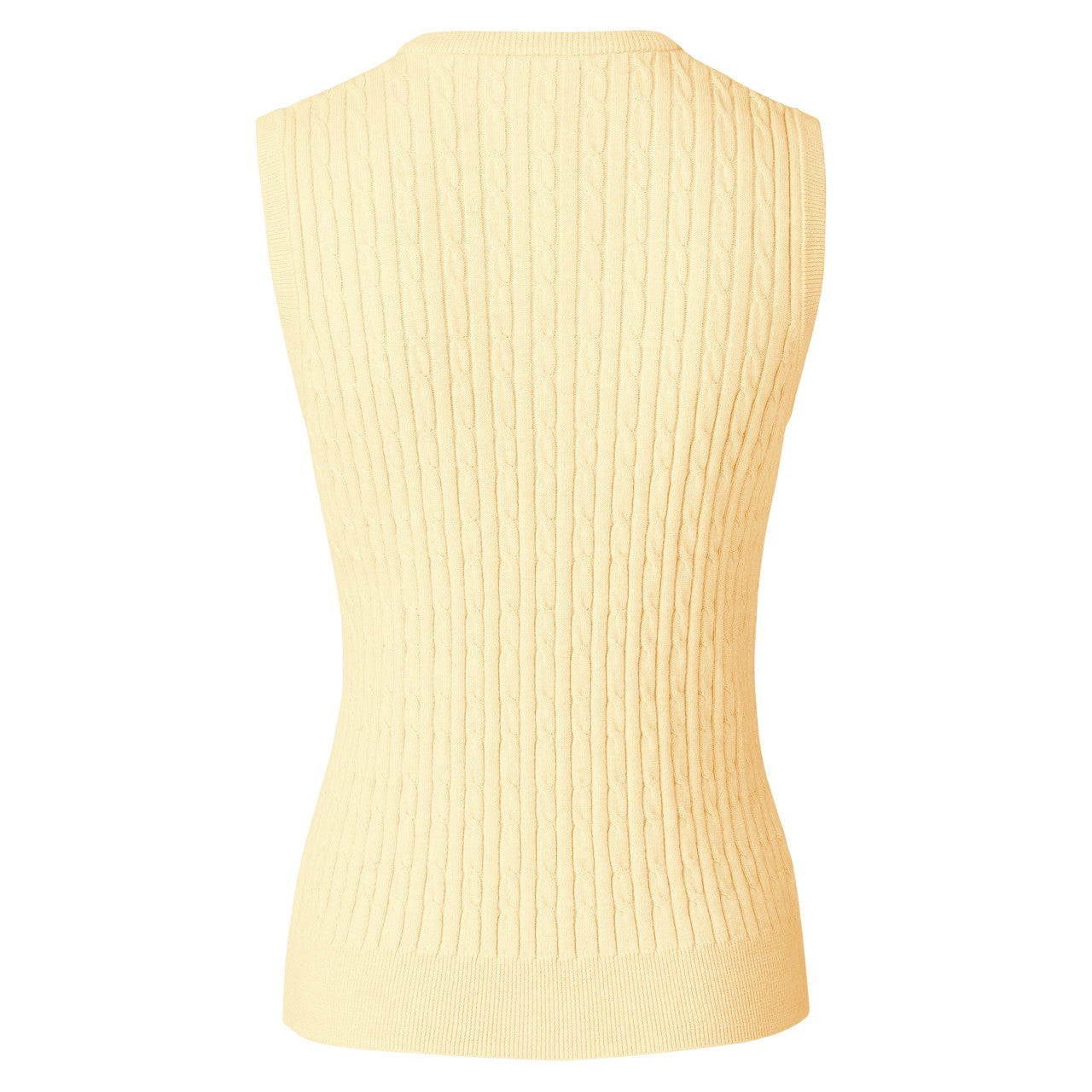Madelene Macaron Yellow Sweater Vest | Daily Sports USA