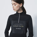DS Golf Club Black Long Sleeve Half Neck Top