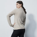 DS Cable Knit Raw Long Sleeve Pullover Unlined