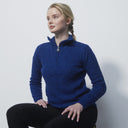 DS Cable Knit Spectrum Blue Long Sleeve Pullover Unlined