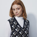 DS Spectrum Raw V-neck Sweater Vest