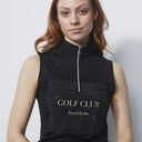 DS Golf Club Black Sleeveless Polo Shirt