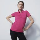 DS Tulip Pink Short Sleeve Polo Shirt