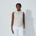 DS Peoria Raw Beige Sleeveless Polo Shirt