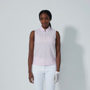 DS Peoria Pink Sleeveless Polo Shirt