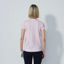 DS Kim Pink Cap Sleeve Polo Shirt