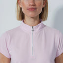 DS Kim Pink Cap Sleeve Polo Shirt