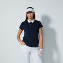 DS Candy Dark Navy Cap Sleeve Polo Shirt S25