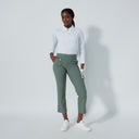 DS Magic Straight Khaki Ankle Pants