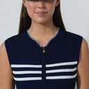 DS Awara Dark Navy Knit Sleeveless Dress