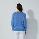 DS Boston Sky Blue V-Neck Sweater