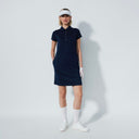 DS Peoria Dark Navy Cap Sleeve Dress
