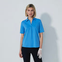 DS Bella Birdie Sky Blue Half Sleeve Polo Shirt