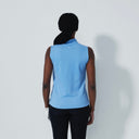 DS Kim Sky Blue Sleeveless Polo Shirt