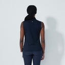 DS Kim Dark Navy Sleeveless Polo Shirt