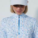 DS Tempo Sky Blue Swing Art Print Long Sleeve Shirt