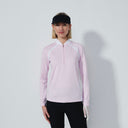 DS Sculpt Pink Long Sleeve Polo Shirt