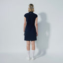 DS Acerra Dark Navy Cap Sleeve Dress