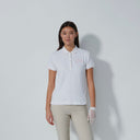 DS Tour White Short Sleeve Polo Shirt