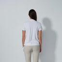 DS Tour White Short Sleeve Polo Shirt