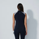 DS Chic Dark Navy Sleeveless Polo Shirt