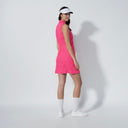 DS Lyric Intense Coral Sleeveless Dress